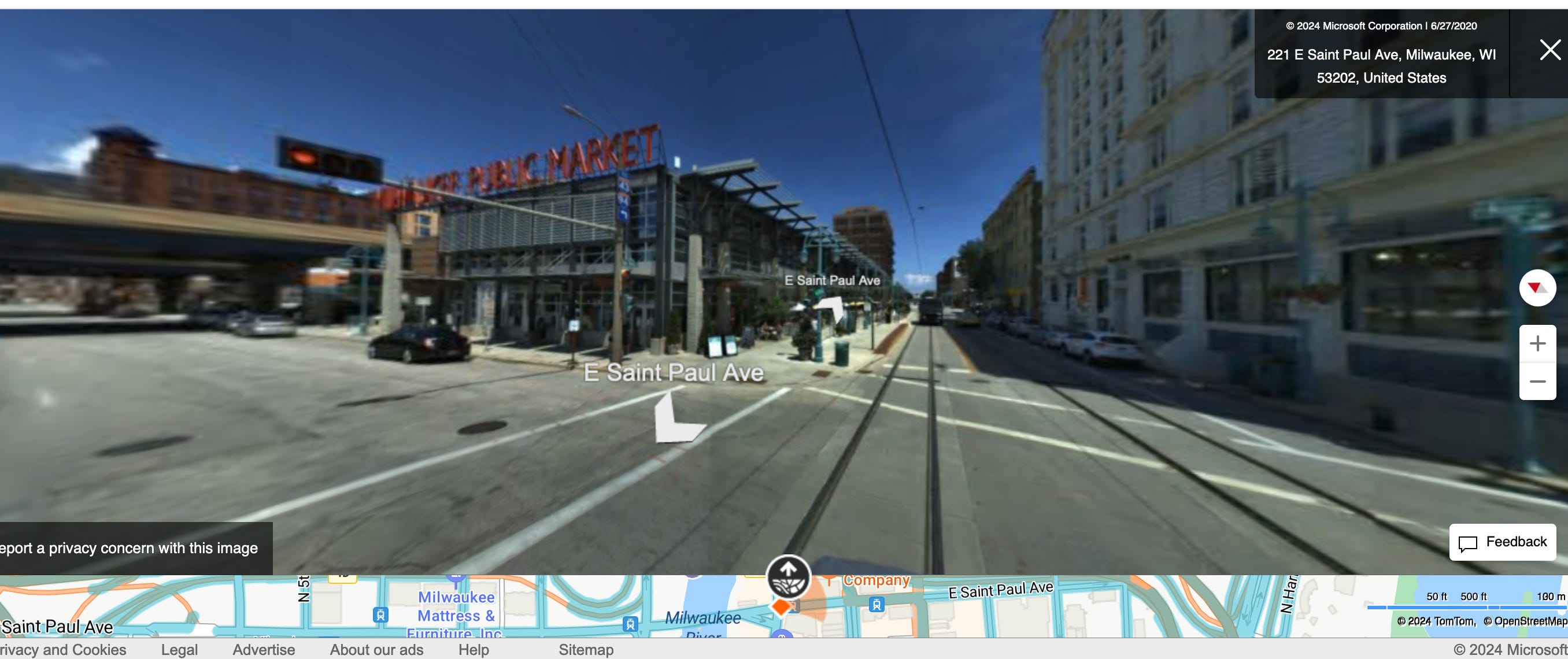 Bing Maps street view screenshot