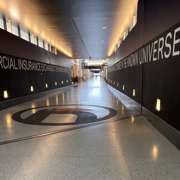 empty airport terminal